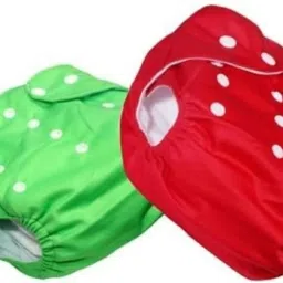 vsol Baby Cloth Diapers and Inserts/washable & reusable Diapers (Pack of 4)Multicolor image 2