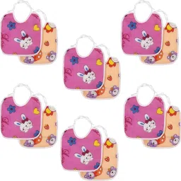 Premium Super Soft Cotton Bibs Multi Colour and Multi Design (Pack of 12)-image-21