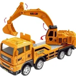 Engineering Construction Friction Powered Vehicles Excavator Truck Toy for Kids-29