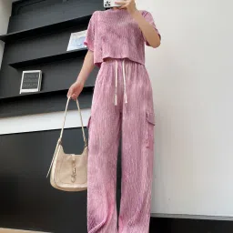 Top Palazzos Co-ords Set-image-41