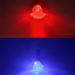 Humaira Laser Pointer 3 in 1 Laser Torch with Emergency Hazard LED Light Key Chain Hook image 3