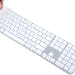 Saco Keyboard Cover Skin for 2024 New Magic Keyboard with Touch ID Numeric Keypad Model A3119 Ultra Thin Keyboard Protector Keyboard Skin-7