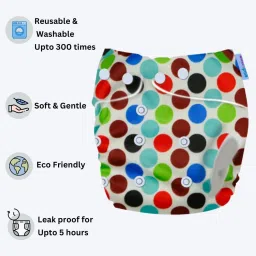 kidoooz Kids Cloth Diaper With Insert pads pack of 1 image 3