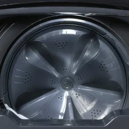 onida 7.5 kg with Fuzzy Logic and Hydraulic Soft Close Glass Lid Fully Automatic Top Load Grey image 3