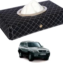 Cross-Black Tissue Box Leatherette-101 Vehicle Tissue Dispenser-image-55