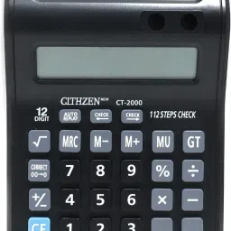 Dual Double Display with Pen Stand -CT-2000 BasicCalculator-17