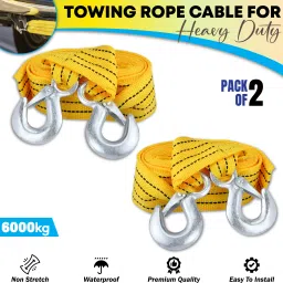 Heavy Duty Car Towing Strap Belt Rope, 4 m Towing Cable-image-14