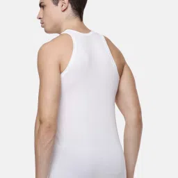 Pack of 6 Dollar Lehar Combed Cotton Men's White Vest Men Vest-image-35