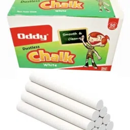 Non Toxic White . Blackboard Chalk black board Dustless WHITE Chalk 50 pcs-24