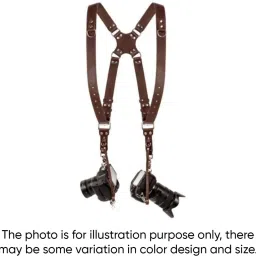 CAM-X Leather Pro in Style Camera Strap Accessories for 2 Cameras/Dual Shoulder Strap Strap-29