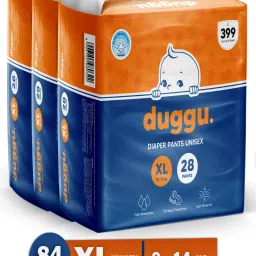 Baby Diapers Pants | Upto 10 hrs Absorption | 9 - 14 Kg| Extra Large Pack 3 (28) - XL-image-68