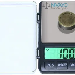 NIVAYO Electronic DIGITAL Scale,MH-999 (600 gram x 0.01 Gram) Digital Jewellery Weighing Scale, Gold & Silver ornaments Weight Measuring machine Portable Weighing Scale for homes and professionals Weighing Scale ,(Beta-33) Black Weighing Scale-image-23