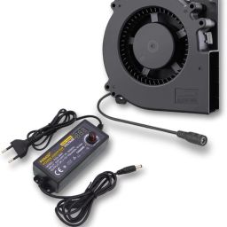 PGSA2Z 110V 220V AC Powered Fan 4V to 12V, DC Dual Ball High Airflow Cooler-24