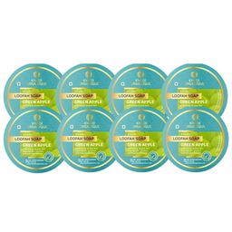 Khadi Organique Set Of 8 Green Apple Loofah Soap with Essential Oils - 125g Each-12