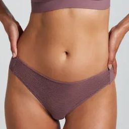 Invisible Brazilian Panties Stripe mesh-image-59