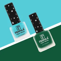 PERPAA Set of 2 Super Matte Long Lasting & Quick-Dry Nail Polish - 6 ml each-11