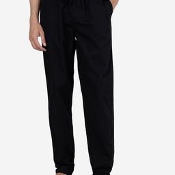 JADE BLUE Men Slim Fit Pure Cotton Lounge Pants-image-14