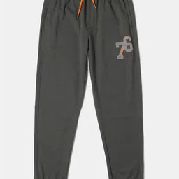 Jockey Olive Boys Super Combed Cotton Rich Graphic Printed Joggers - AB10-image-0