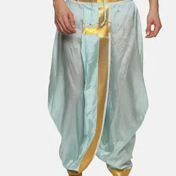 Sethukrishna Men Mid-Rise Art Silk Dhotipants-image-84