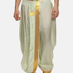 Sethukrishna Men Mid-Rise Art Silk Dhotipants-image-91
