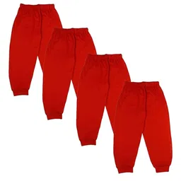 BAESD Kids Pack of 4 Relaxed Fit Cotton Track Pants-image-19