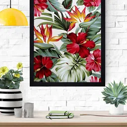 Gallery99 Multicoloured Floral Framed Art Wall Print-2
