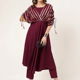 FIORRA Yoke Design Kurta with Trousers-51