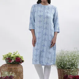 W Printed Regular Kurta with Trouser image 1