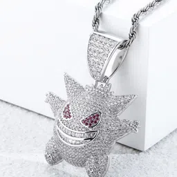 SALTY Stainless Steel Animal Shaped Pendant With Chain-22