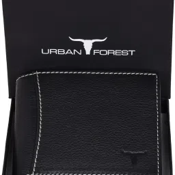 Men Black Genuine Leather RFID Wallet - Regular Size-image-2
