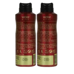 Neels Men Set of Red Extreme & 2 Wow Nites Deodorants - 200 ml Each image 4