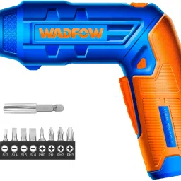 Cordless Screwdriver 4V, 240rpm 4Nm with Two Positions Adjustable Handle, Collated Screw Gun-image-1