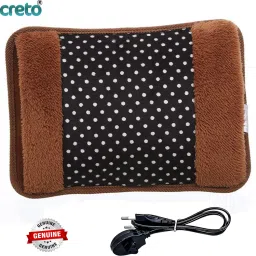 Rechargeable Velvet Fur Gel Filled Electric 1 L Hot Water Bag-image-91