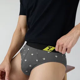 XYXX Men Printed Ultra-Soft Technology 100% Combed Cotton Sprint Basic Briefs XYBRF196-picture-18
