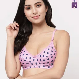 Docare Pack of 2 Polka Dot Printed Full Coverage Everyday Bra-All Day Comfort-23