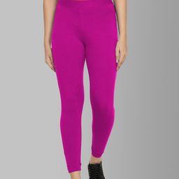 Feather Soft Elite Women Magenta 7/8 Active Fit Sports Yoga Tights-image-73
