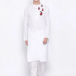 DEVOILER Ethnic Motifs Printed Mandarin Collar Kurta-picture-28