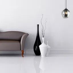 THE STELLAR KRAFT Black & Grey Contemporary Metal Ceiling Lamps-image-17