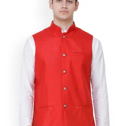 Exotic India Woven Nehru Jacket-picture-37