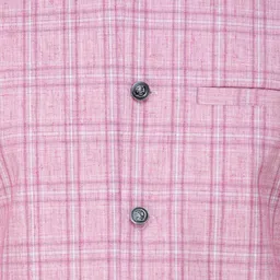 Exotic India Double Checked Pattern Nehru Jacket image 4