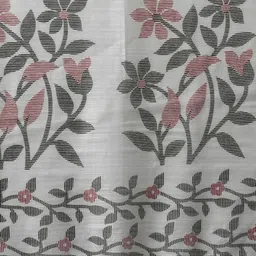 Anouk Floral Printed Block Print Saree image 5