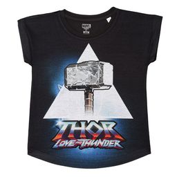 Marvel by Wear Your Mind Black Thor Printed Top-image-56