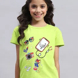 Monte Carlo Girls Graphic Printed Round Neck T-shirt-image-6