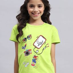 Monte Carlo Girls Graphic Printed Round Neck T-shirt-image-98