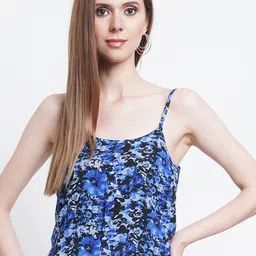 Purple State Floral Print Top-image-74