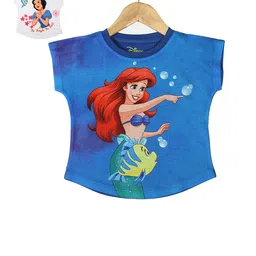 YK Disney Girls Pack of 2 Disney Princess Print Tops-16