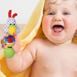 Baby Moo Unisex Kids White Hand Held Rattle-38