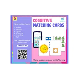 wonderLearn Kids Purple & Pink Matching Cards Skill Development Toys-12