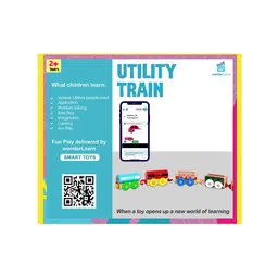wonderLearn Kids Blue Utility Train Skill Development Toys-52