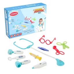 Aditi Toys Kids Premium Doctor Set LED Light Instruments-46